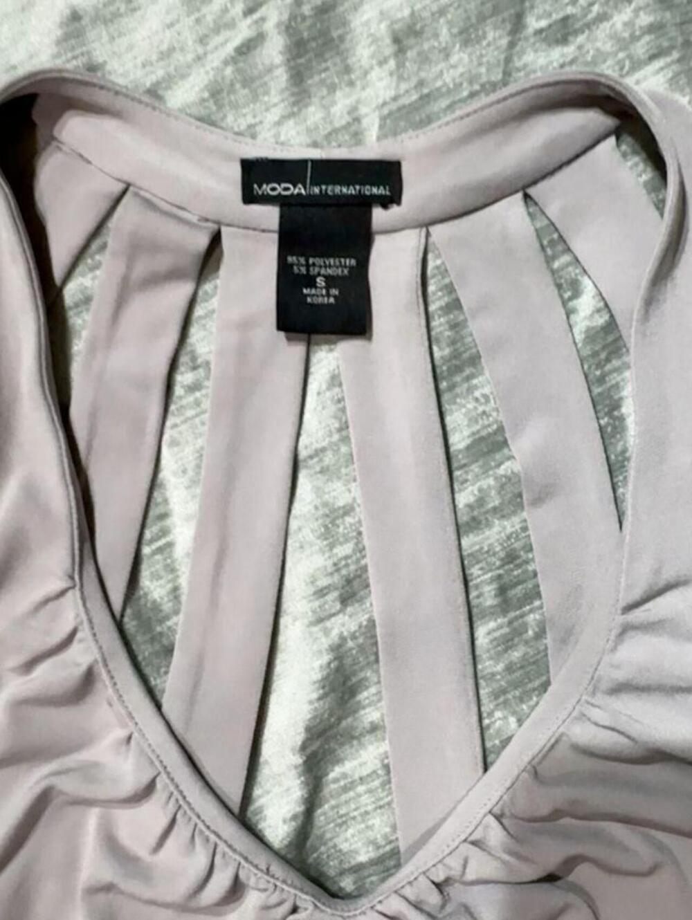 Moda International Women's Grey Vests-tanks-cami - Picture 7 of 8